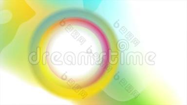 彩色抽象液体波状背景视频动画